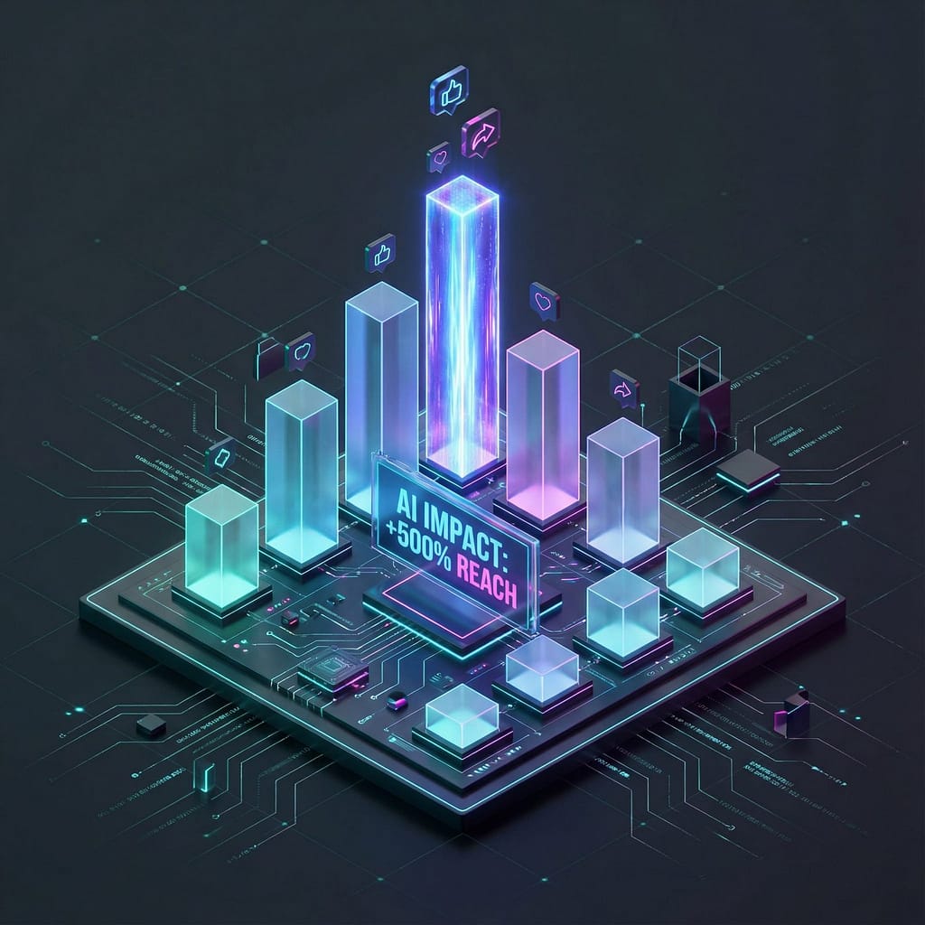 AI generating social media posts for Instagram and TikTok