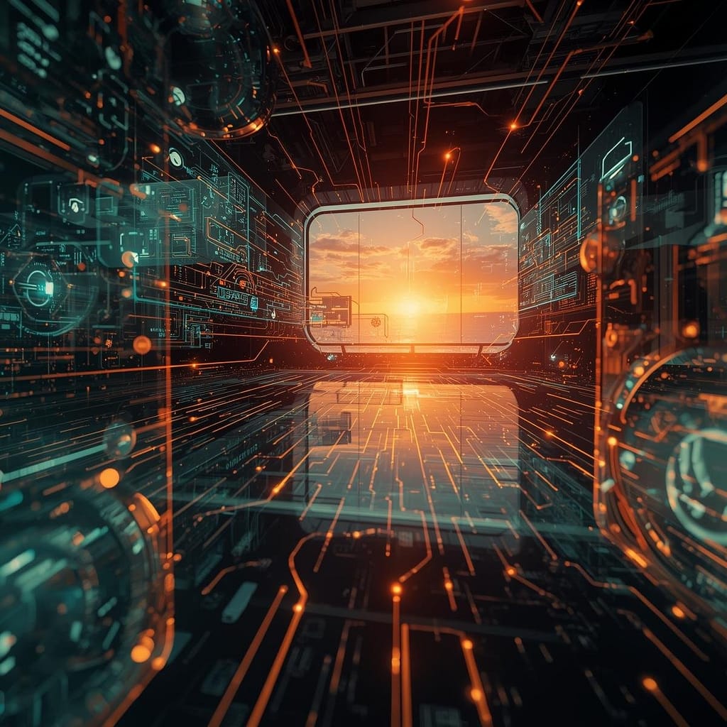 A clean neon synthwave illustration representing automation workflows for lead gen & outbound sales agents: triple your pipeline in 2026 concepts with soft lighting and professional composition."