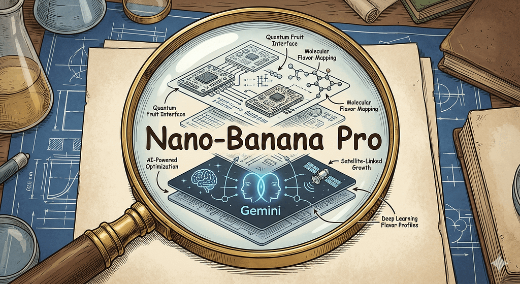 An infographic showing a clear flow from 'Technical Name (Gemini 2.5 Flash)' to 'Nano Banana (Nickname)' to 'Nano-Banana Pro (Official Label)', using playful yet professional graphics.