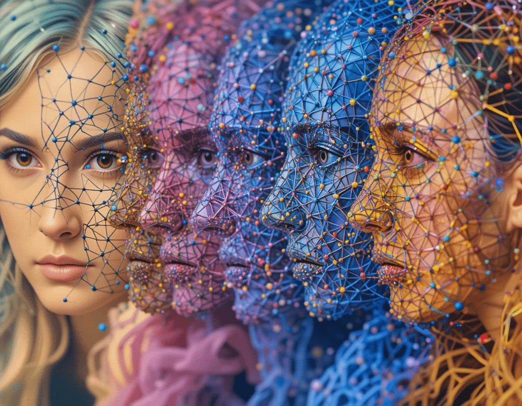 "Diagram showing how GANs generate realistic deepfakes."